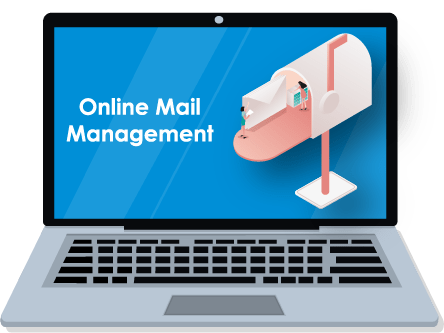Online mail management with documents scanning